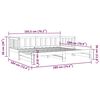 vidaXL Slaapbank met onderschuifbed 90x190 cm massief grenenhout wit