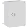 vidaXL Bedieningskast Grijs 28 x 13 x 28 cm ABS Kunststof