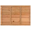 vidaXL Bureaublad rechthoekig 180x120x4cm massief eikenhout lichtbruin