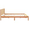 vidaXL Bedframe Wasbruin 200 x 200 cm Massief grenenhout
