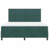vidaXL Boxspringbed met matras Donkergroen 180 x 200 cm Stof