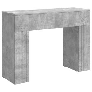 vidaXL Salontafel Betongrijs 102 x 35 x 75 cm Bewerkt hout