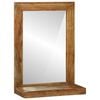 vidaXL Badkamer Spiegel Bruin 50 x 22 x 70 cm Massief Acaciahout