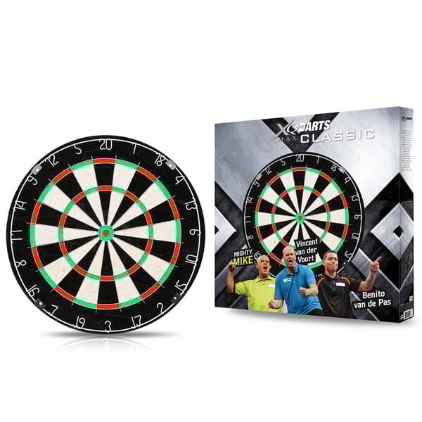 XQmax Darts Dartbord set borstelhaar
