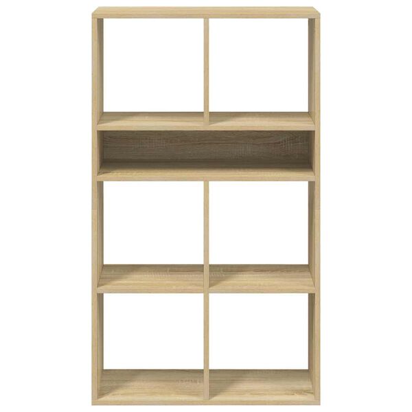 vidaXL Boekenkast 66x31x112 cm bewerkt hout sonoma eikenkleurig