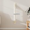 vidaXL Kattenmeubel wandgemonteerd met krabpaal 85,5 cm lichtgrijs