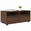 vidaXL TV-kast met lade Bruin Eiken 100 x 48 x 43 cm Bewerkt hout