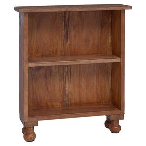 vidaXL Rekken met plank Bruin 47 x 16 x 55 cm Massief Mahoniehout