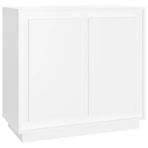 vidaXL Dressoir 80x34x75 cm bewerkt hout wit