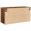 vidaXL Tv-meubel wandgemonteerd 80x30x41 cm oud houtkleurig