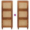 vidaXL Hoge kast Bruin 40 x 33.5 x 110 cm Bamboe en massief mango hout