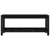 vidaXL Tuinbank 108x35x45 cm massief grenenhout zwart