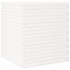 vidaXL Plantenbak 60x60x68,5 cm massief grenenhout wit