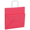 vidaXL Papieren zakken 50 st met hengsels 26x17x25 cm roze