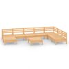 vidaXL 9-delige Loungeset massief grenenhout