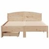 vidaXL Bedframe zonder matras massief grenenhout 140x200 cm