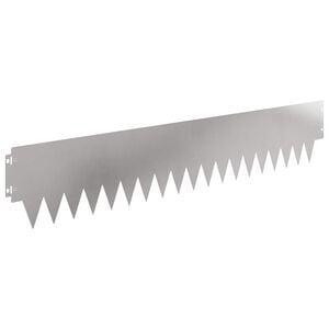 vidaXL Gazonrand 20 st 103 x 20 cm Staal zilver