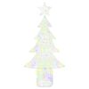 vidaXL Kerstboom met 240 LED Multikleur 180 cm Acryl