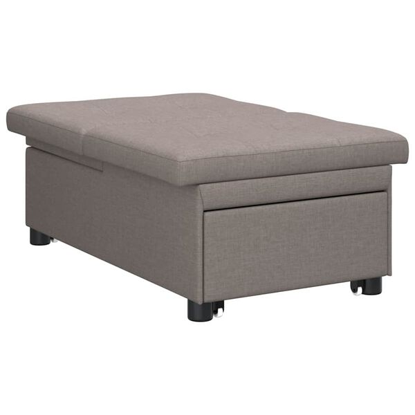 vidaXL Uittrekbare Sofa Bed Taupe 194 x 50 x 82 cm Multiplex