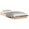 vidaXL Bedframe Bruin 80 x 200 cm Massief grenenhout
