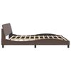 vidaXL Bedframe "Dover" kunstleer bruin 200x200 cm
