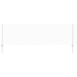 vidaXL Euro-hek met palen 25 x 0,8 m Gegalvaniseerd staal Mesh
