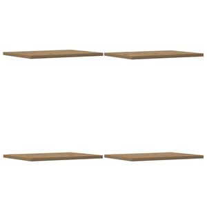 vidaXL Wandschappen 4 st 40x30x1,5 cm bewerkt hout artisanaal eiken