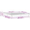 vidaXL Bedframe Naturel 200 x 200 cm Massief grenenhout