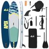 vidaXL SUP Board met zitplaats 2-in-1 APEX 335 x 76 x 15 cm Blauw
