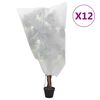 vidaXL Plantenhoezen met trekkoord 12 st 70 g/m&sup2; 0,8x1 m