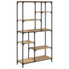 vidaXL Boekenkast 5-laags 99 x 35,5 x 176 cm Bewerkt hout