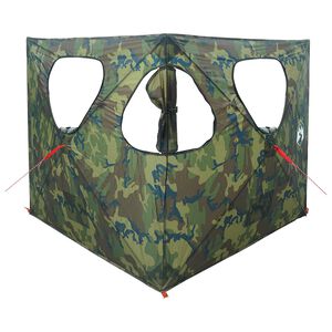 vidaXL Jacht Tent 145 x 145 x 150 cm Camouflage Polyester en staal