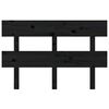 vidaXL Hoofdbord 138x3x81 cm massief grenenhout zwart