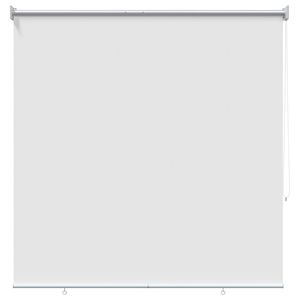 vidaXL Buitenrolgordijn UV-bescherming Wit 100 x 230 cm (B x H)