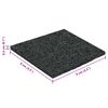 vidaXL Rubber granulaat patio pad Zwart 9 x 9 x 0,3 cm Rubber