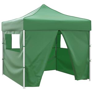 vidaXL Partytent 291 x 291 x 315 cm Groen Oxford Stof