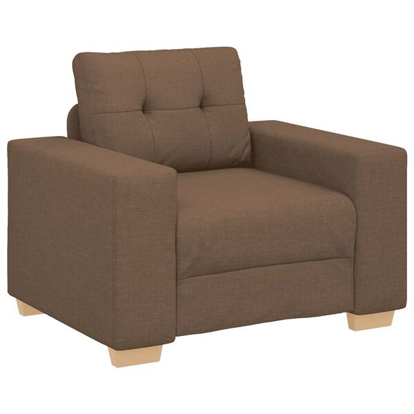 vidaXL Fauteuil Bruin 60 cm Stof