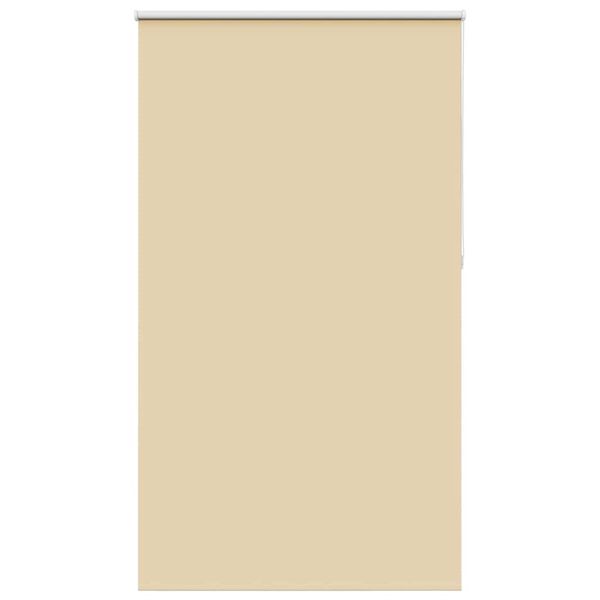 vidaXL Rolgordijn verduisterend 140x210 cm stofbreedte 136,6 cm beige