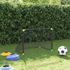 vidaXL Kindervoetbaldoel inklapbaar 90x64x64 cm zwart