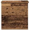 vidaXL Opslagdoos met opslag Oud Hout 30 x 35 x 35 cm Bewerkt hout