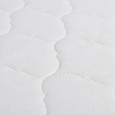 vidaXL Bed met traagschuim matras stof beige 160x200 cm