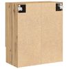 vidaXL Wandkast Ambachtelijk eiken 60 x 31 x 70 cm Bewerkt hout