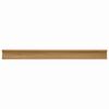 vidaXL Wandplank met plank 2 pcs Bruin 100 x 9 x 3 cm Bewerkt hout