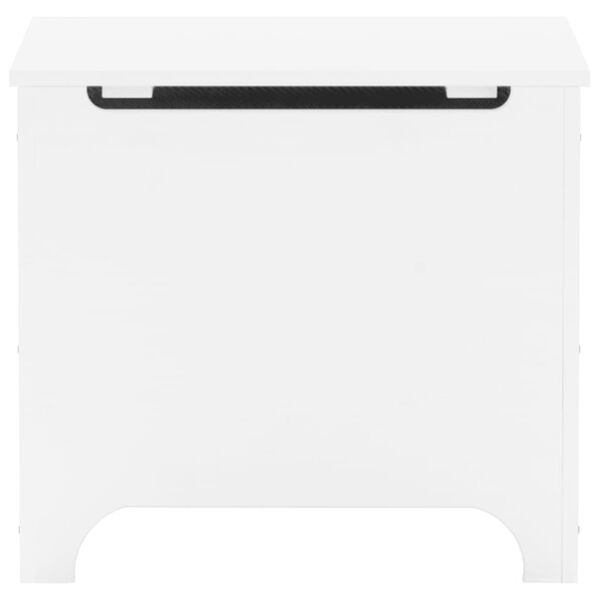 vidaXL Opbergbox met deksel RANA 60x49x54 cm massief grenenhout wit