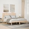 vidaXL Bedframe extra lang zonder matras massief hout 160x220 cm