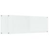 vidaXL Keukenachterwand 2 st Doorzichtig 110 x 40 cm gehard glas