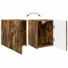 vidaXL TV Wandkast Gerookt eiken 30 x 31 x 40 cm Bewerkt hout