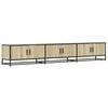 vidaXL Tv-meubel 240x35x41 cm bewerkt hout sonoma eikenkleurig