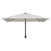 vidaXL Tuinparasol Zand 248,5 x 247,5 x 160 cm Polyester en staal