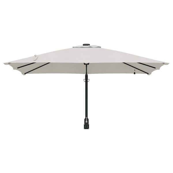 vidaXL Tuinparasol Zand 248,5 x 247,5 x 160 cm Polyester en staal